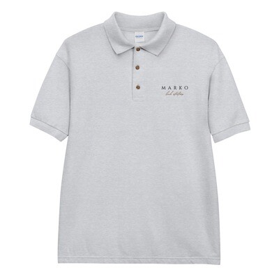 Premier Shirts &quot;MARKO POLO&quot; Embroidered Light Polo Shirt copy