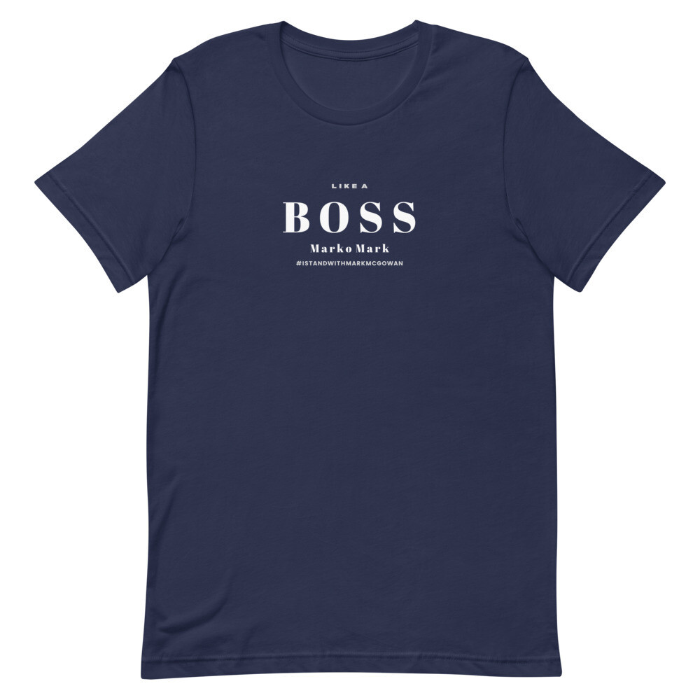 PREMIER Shirts &quot;Like a BOSS&quot; Dark Tee