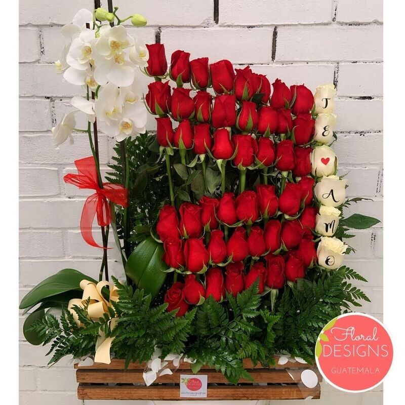 Promesa de amor + Orquídea
