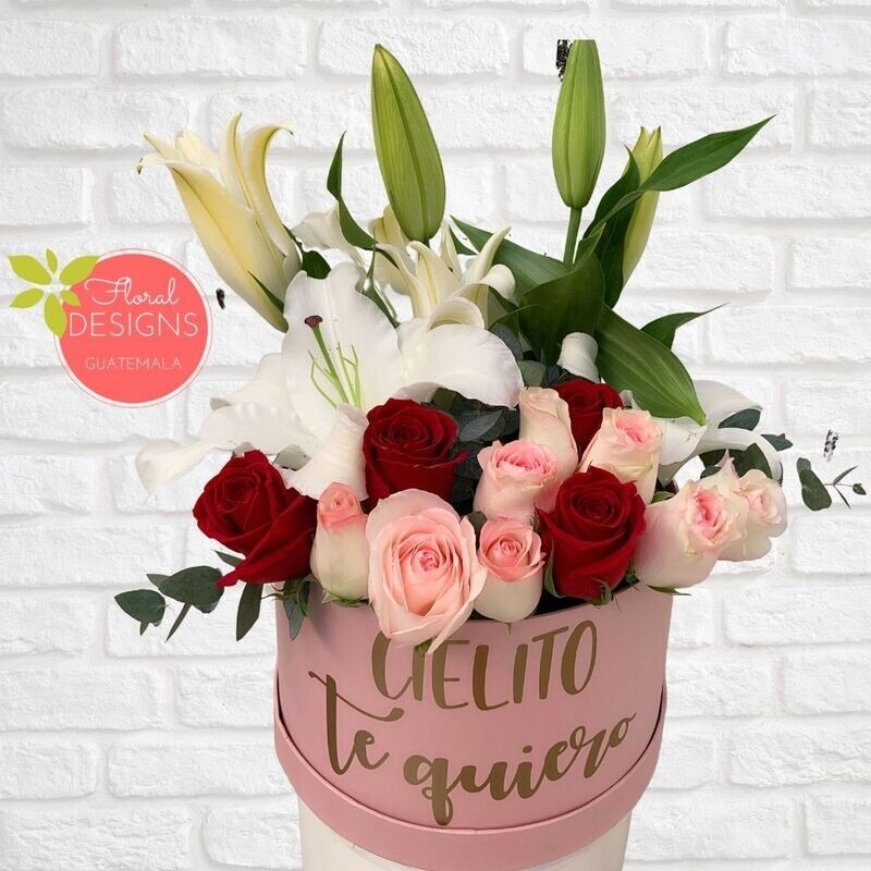 Roundbox Color de rosas y lirios