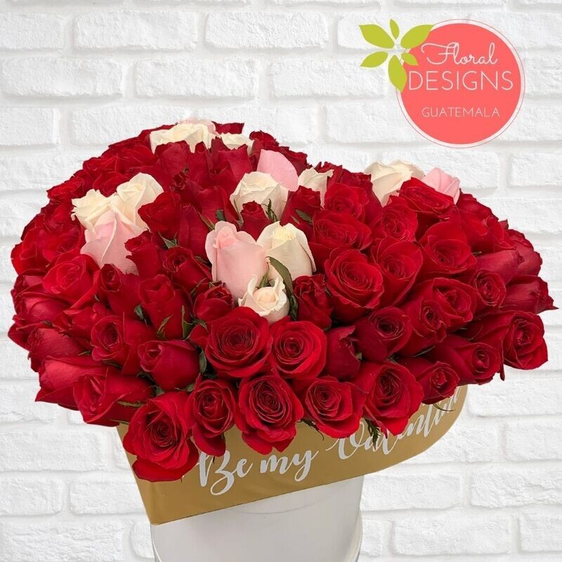 Caja Amor Amor 120 rosas