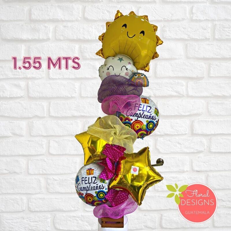 Mega arreglo de globos Sol