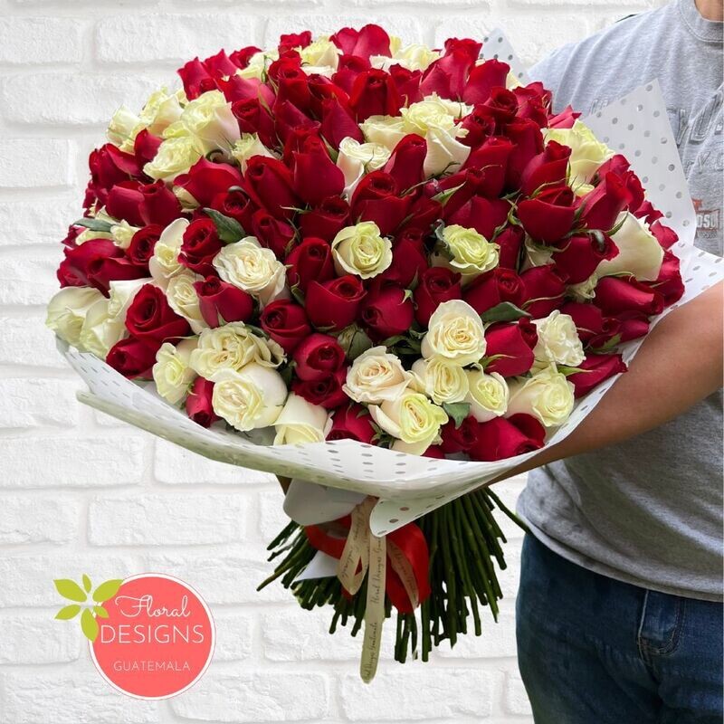 Bouquet de 200 rosas