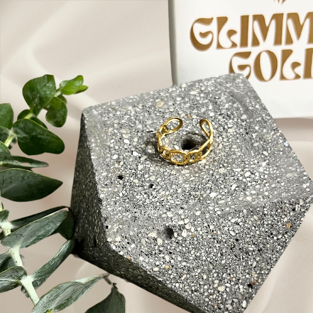 Anillo de eslabones ajustable