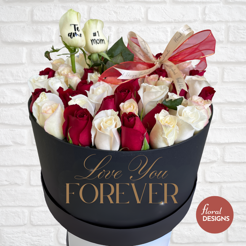 Big box de 55 rosas