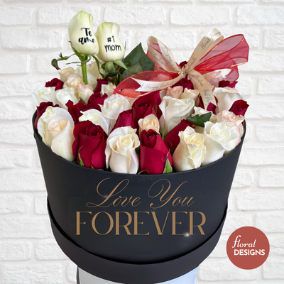 Big box de 55 rosas