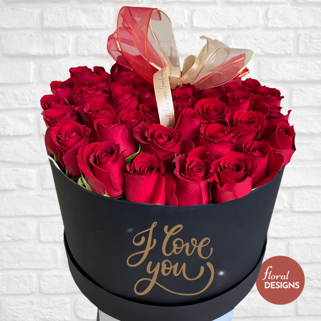 Big box de 55 rosas