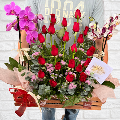 Orchid Bloom rojo