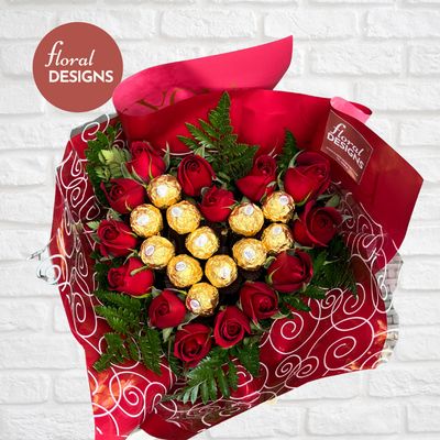 Corazón de chocolate