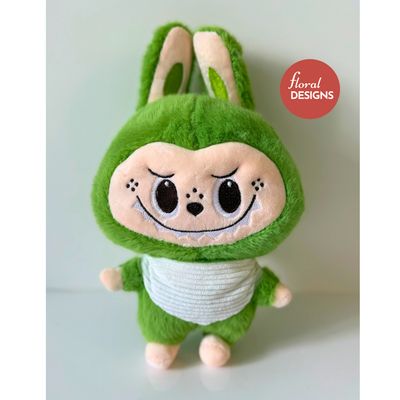 Peluche de Labubu verde