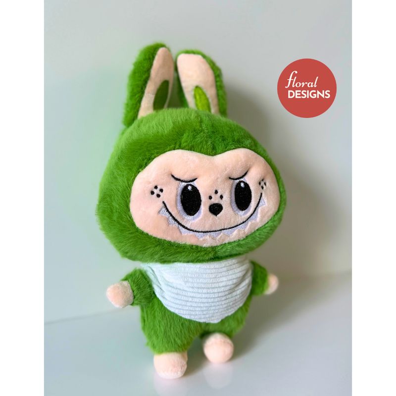 Peluche de Labubu verde