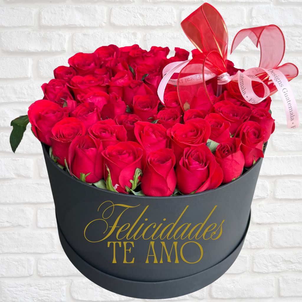 Big box de 55 rosas