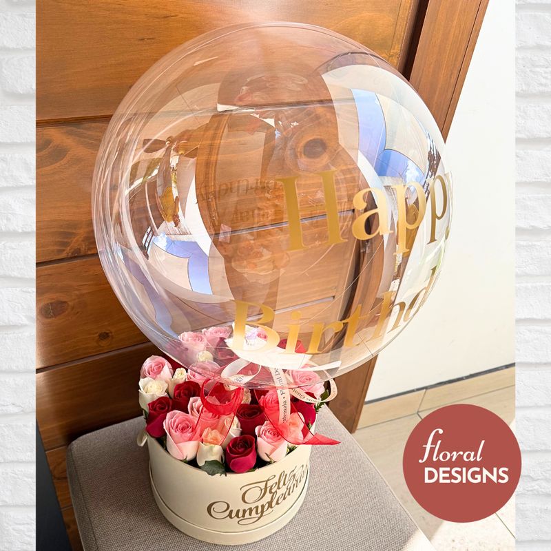 Roundbox Color + Globo burbuja