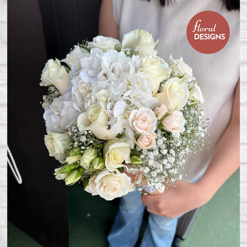 Bouquet Whisper of love + Boutonniere CM010
