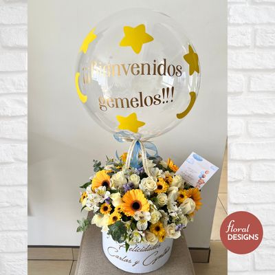 Mega Vintage Box + globo burbuja