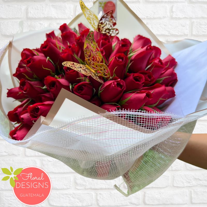 Love bouquet de 72 rosas