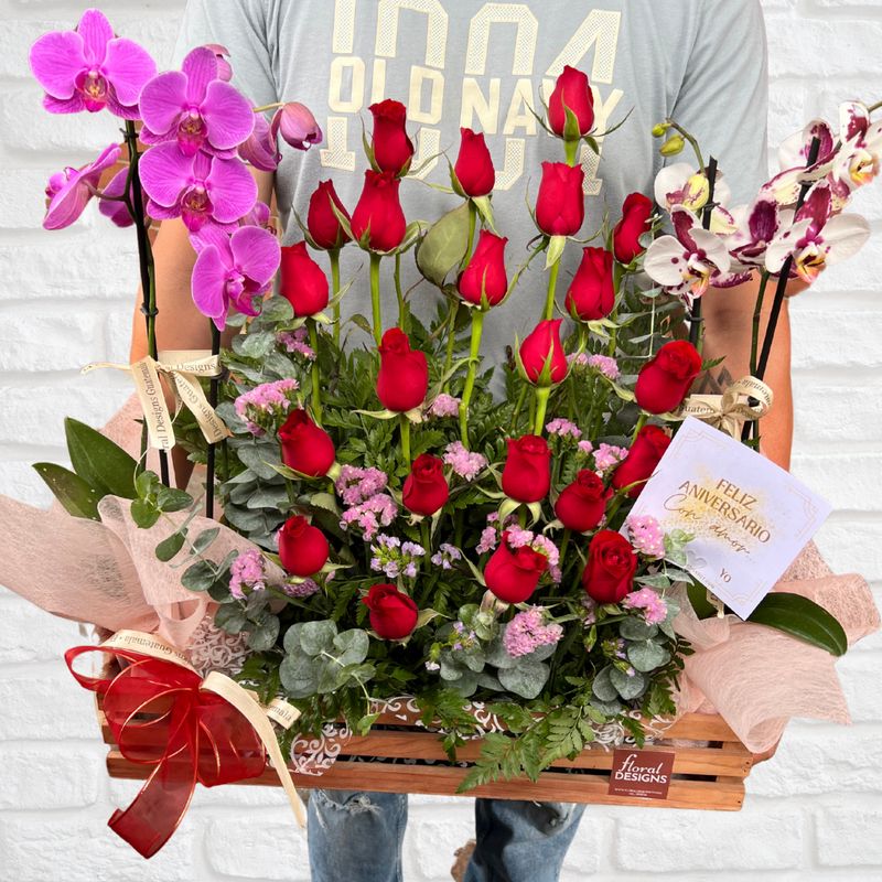 Orchid Bloom rojo