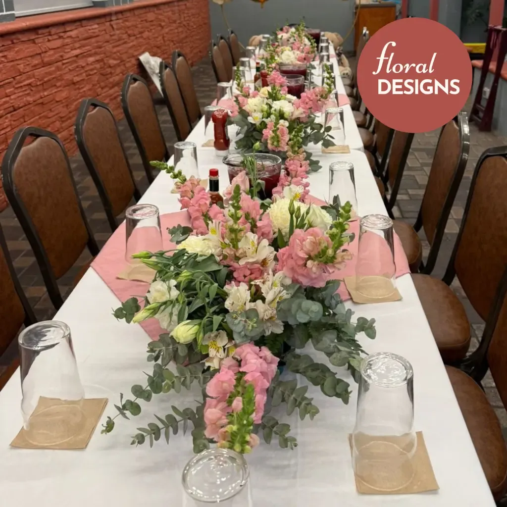 Paquete de 4 centros de mesa