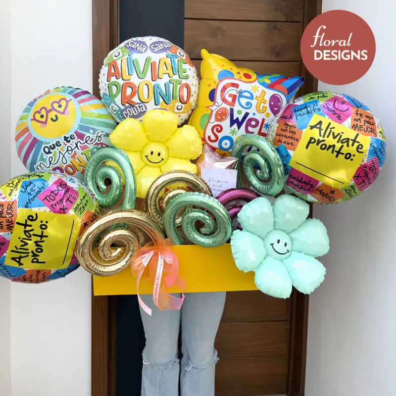 Big box de Globos Mejorate pronto