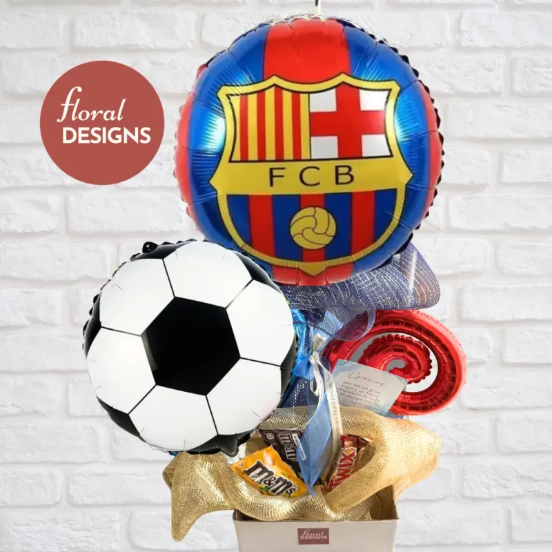 Arreglo de globos FCB