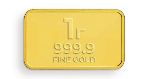 Слиток золота 1 грамм