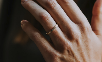 Dots in Gold | Gouden Asring 14kt