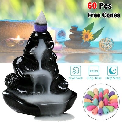 Traditional Ceramic Backflow Incense Holder