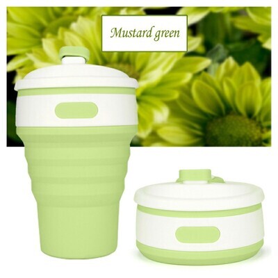 Collapsible Silicone Telescopic Water Bottle Foldable Portable Leakproof Cup