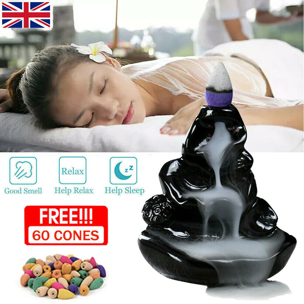 Traditional Ceramic Backflow Incense Holder