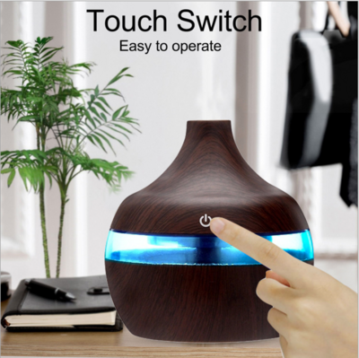 5V Colourful Wood Grain Aromatherapy Machine-(with 1 x Essential Oil Set)