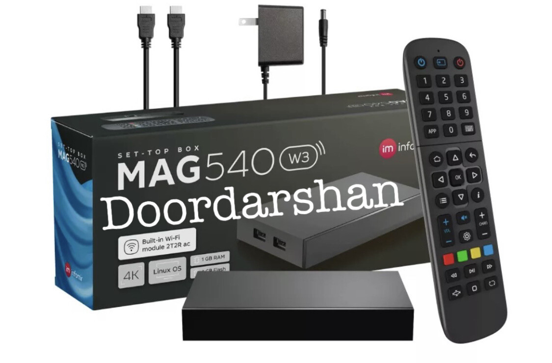 New 2023 Infomir MAG 540W3 SET TOP BOX (updated from Mag 524w3 and 522w3)