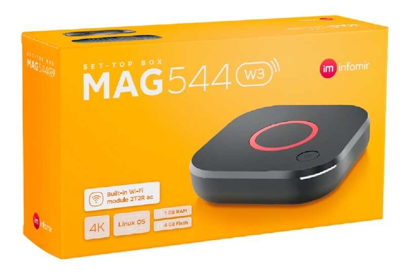NEWEST MAG 544W3 4K Linux SET TOP BOX (Pre order ships in June)