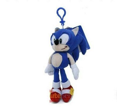 Sonic plush keyring