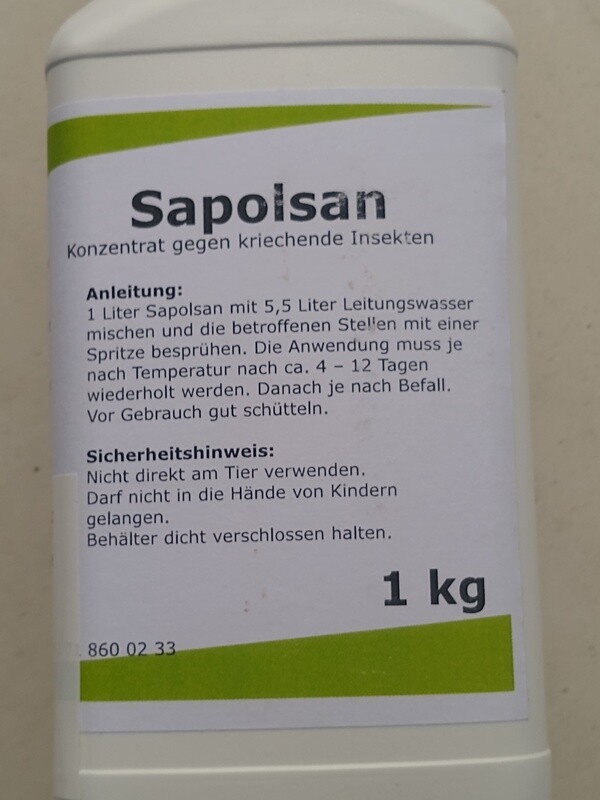 Sapolsan gegen Milben Sapolsan gegen Milben