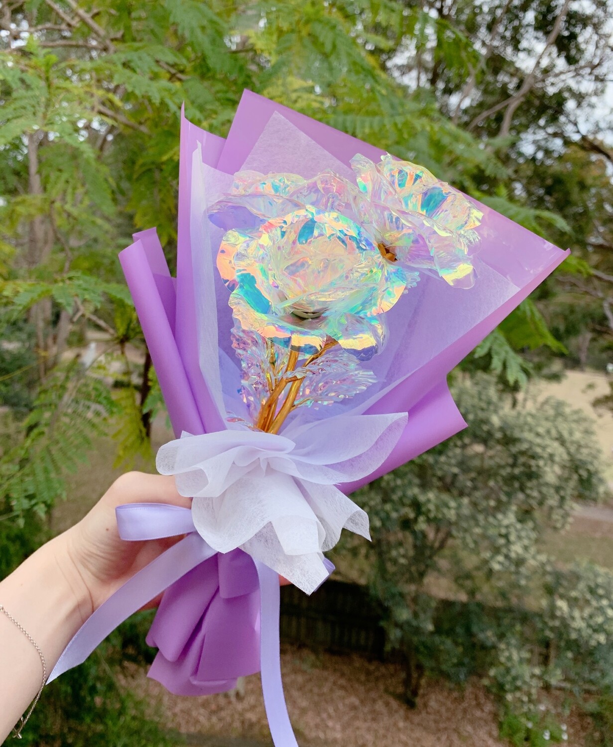 Holographic Rose Bouquet B