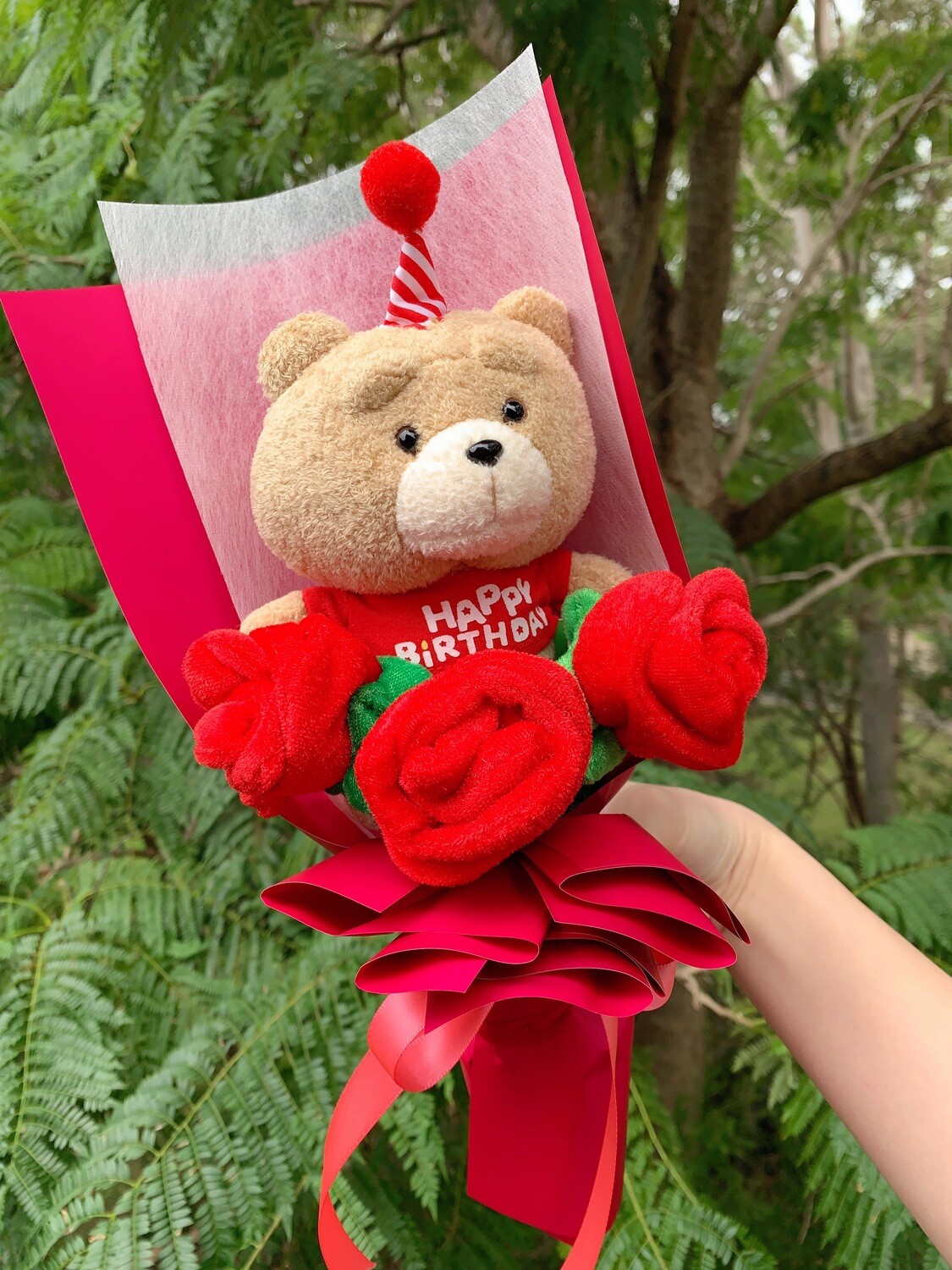 Mini HBD Ted Bouquet A