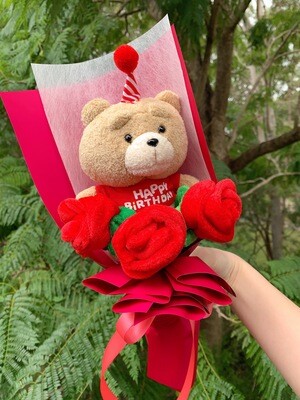 Mini HBD Ted Bouquet A