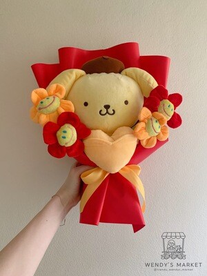 Large Heart Sanrio Bouquet B (5 TYPES)