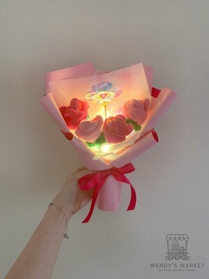 Holographic Rose Bouquet C