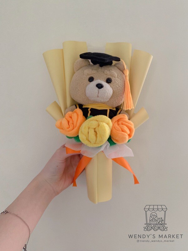 Mini Graduation Ted Bouquet