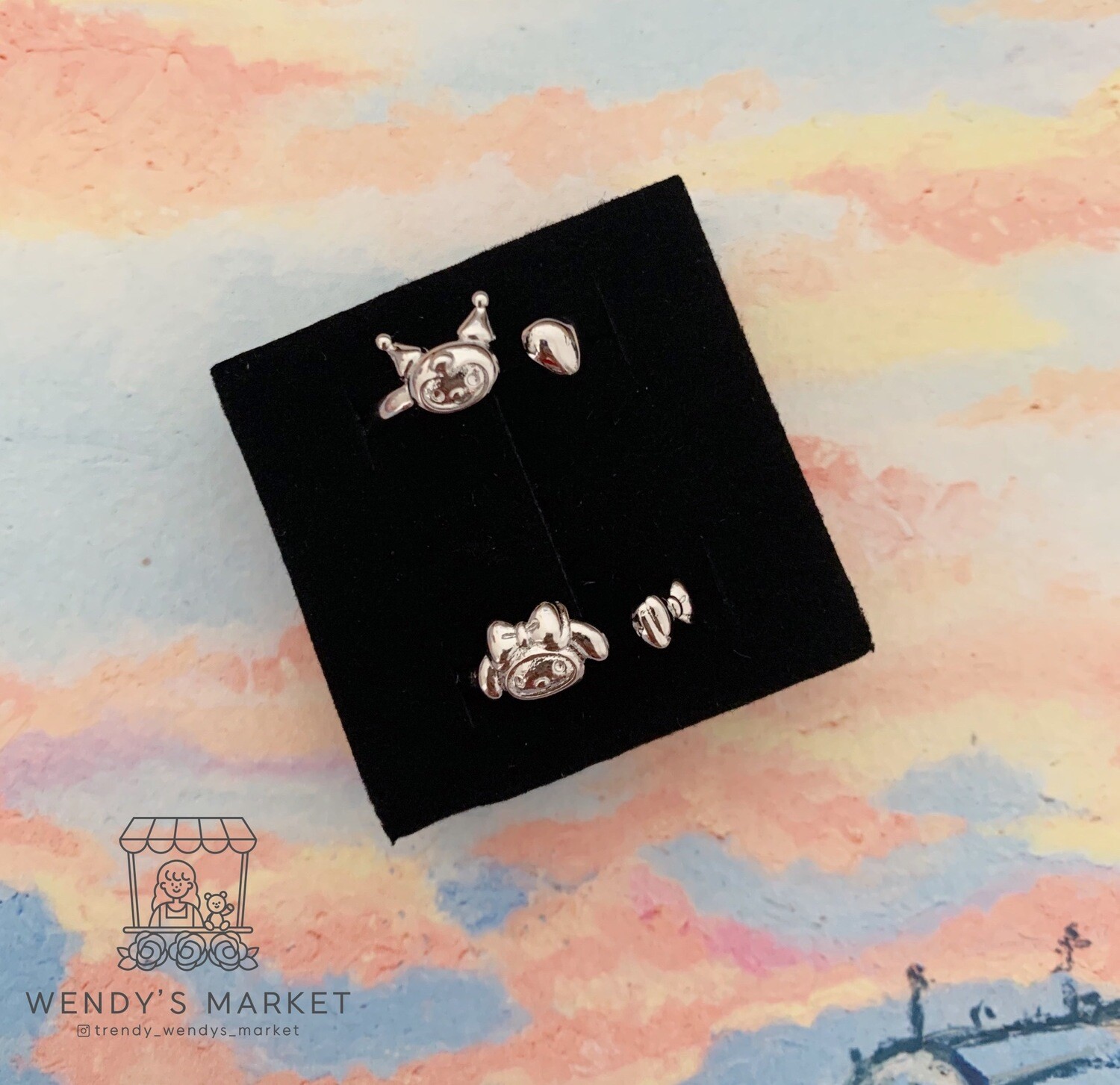 Kuromi &amp; My Melody Ring