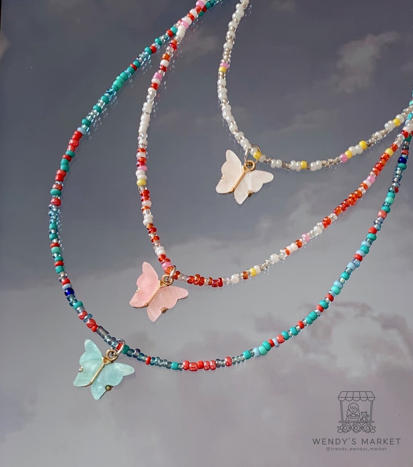 Butterfly Beads Necklace