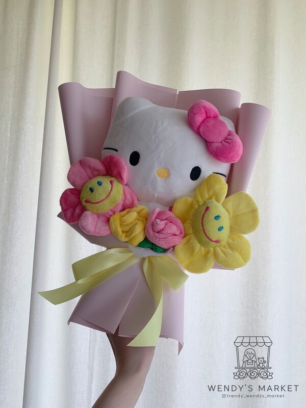 Plush Toy Bouquet (Hello Kitty)