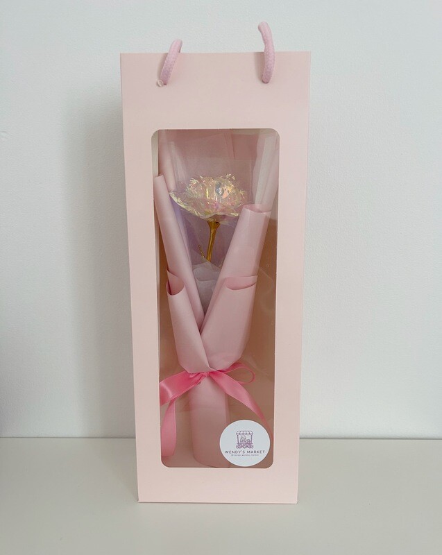 Holographic Rose Gift Bag