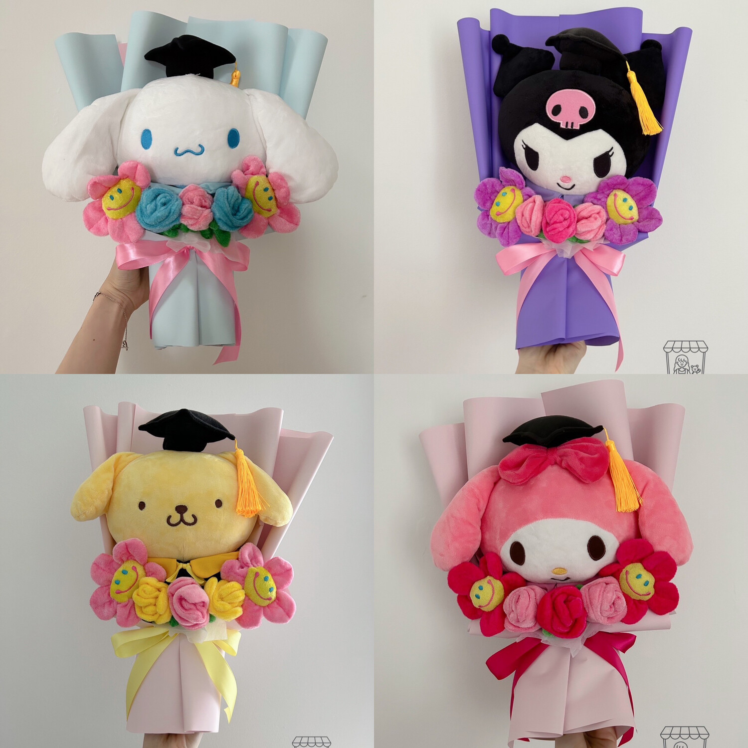 Large Graduation Sanrio Bouquet A (5 Types)