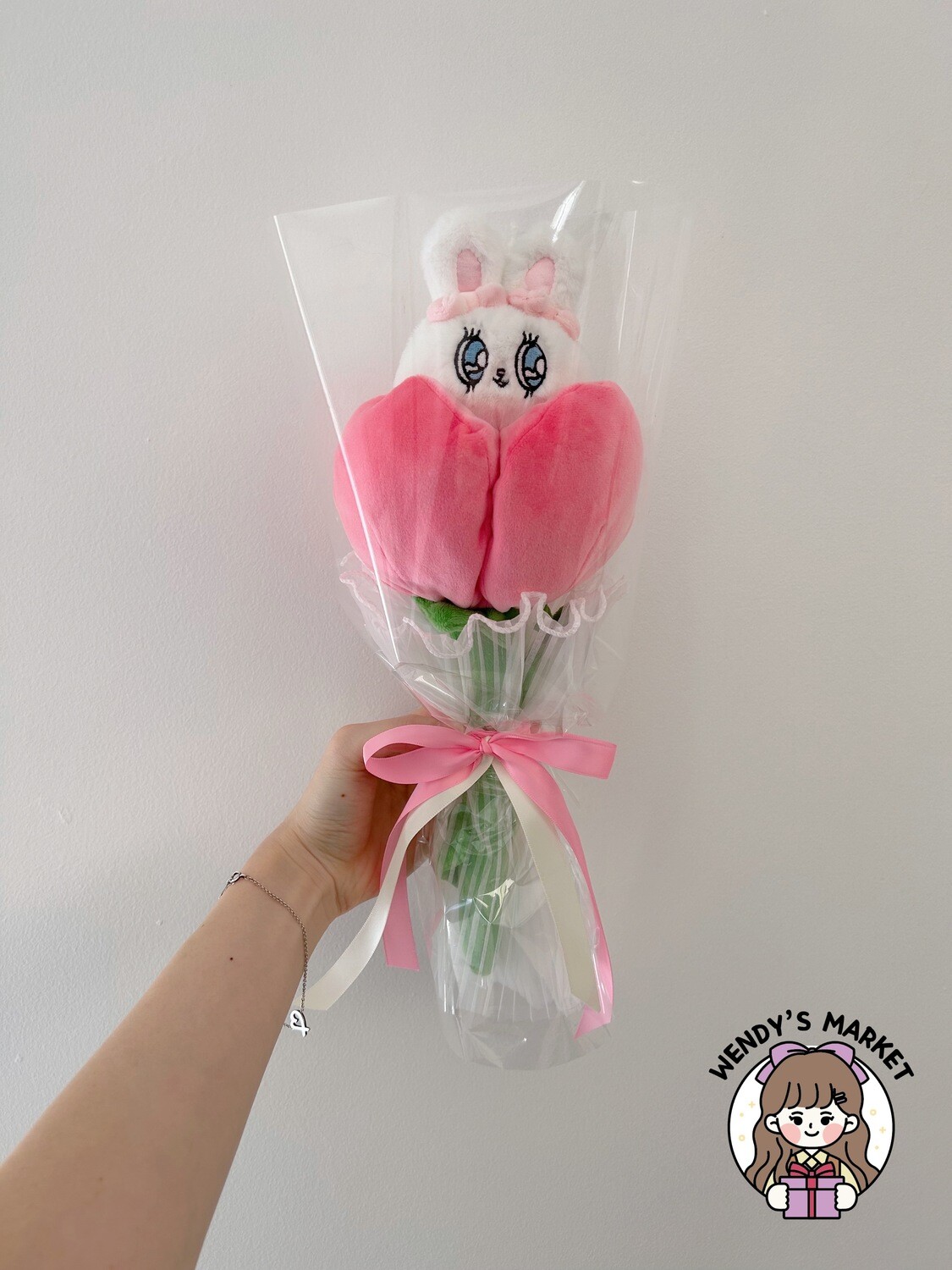 Tulip Esther Bunny Bouquet