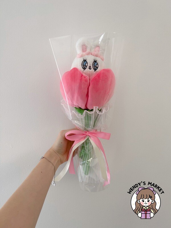 Tulip Esther Bunny Bouquet