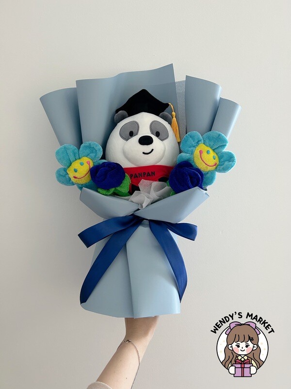 We bare bears Bouquet (Graduation) (3 Types)