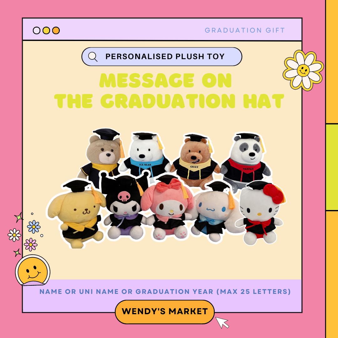 Personalised Plush Toy (Graduation - 10 Types)