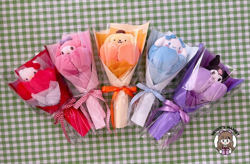 Tulip Sanrio Bouquet A (6 Types)